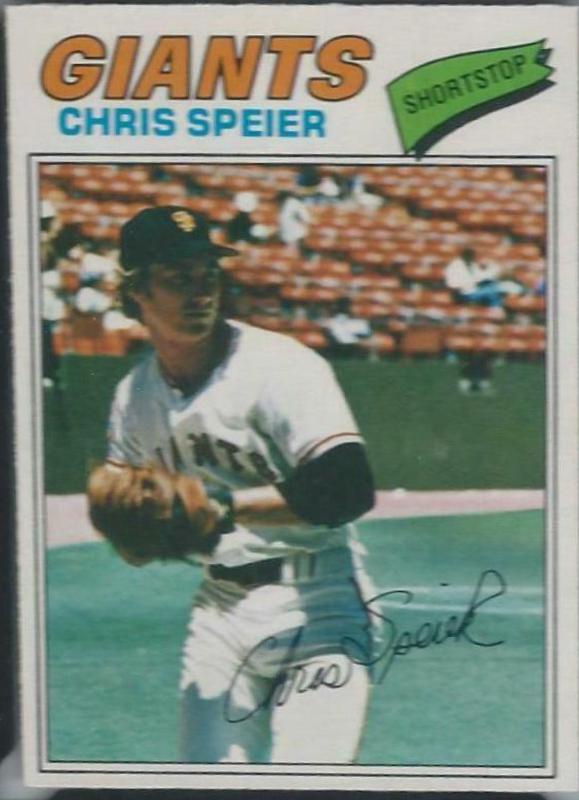 1977 O Pee Chee Chris Speier #53 card
