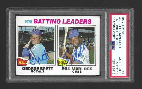 1977 Topps 1976 Batting Leaders #1 card