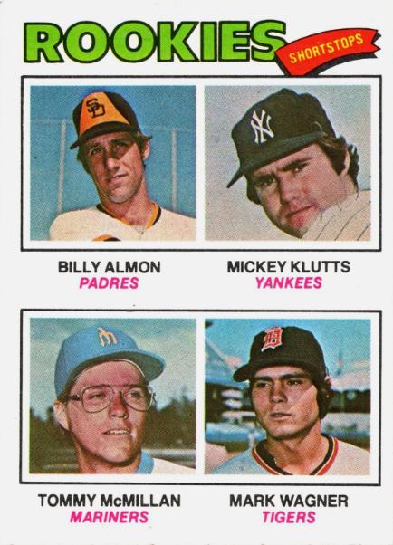 1977 Topps 1977 Rookie Shortstops #490 card