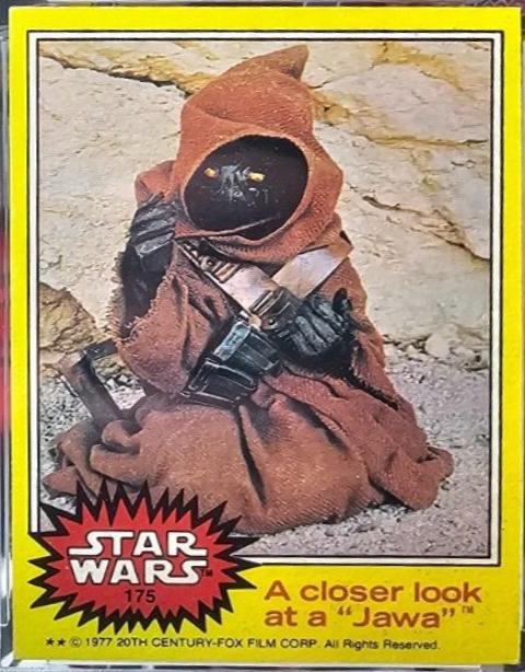 1977 Topps A closer look at a Jawa #175 card