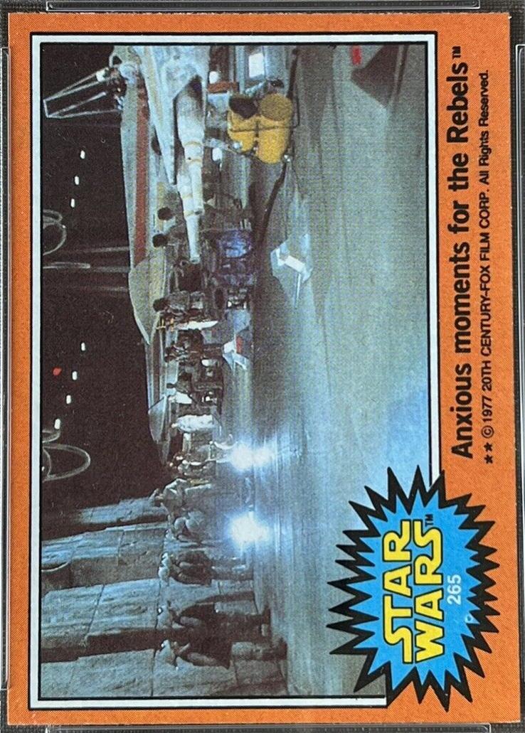 1977 Topps Anxious moments for the Rebels #265 card