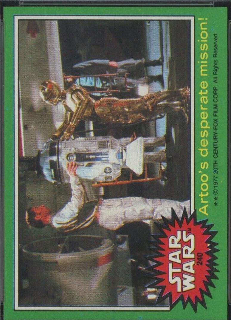 1977 Topps Artoo's desperate mission! #240 card