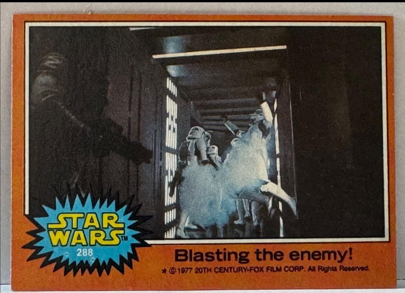 1977 Topps Blasting the enemy! #288 card