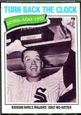 1977 Topps Bob Keegan [Turn Back the Clock] #436 card