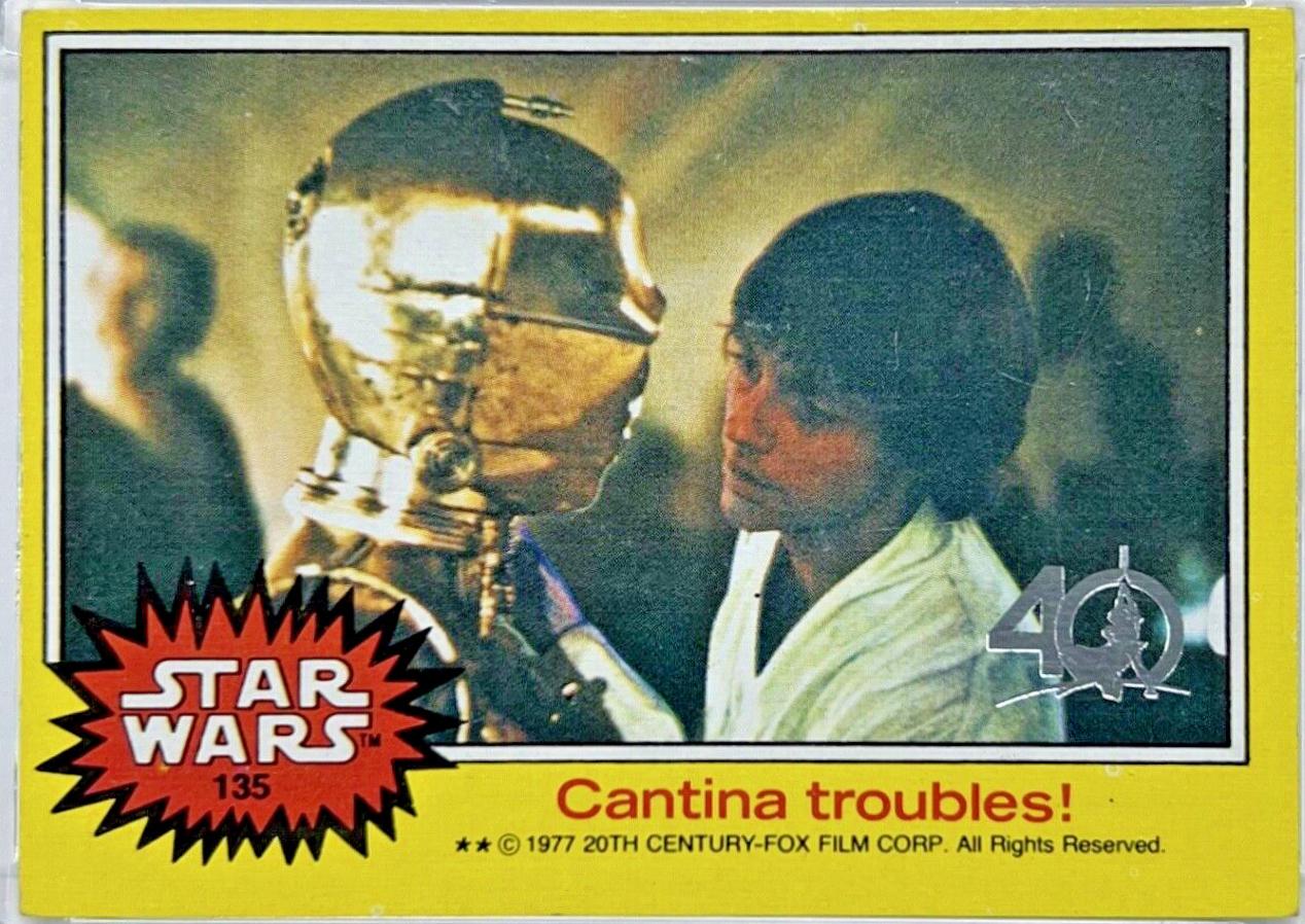 1977 Topps Cantina troubles! #135 card