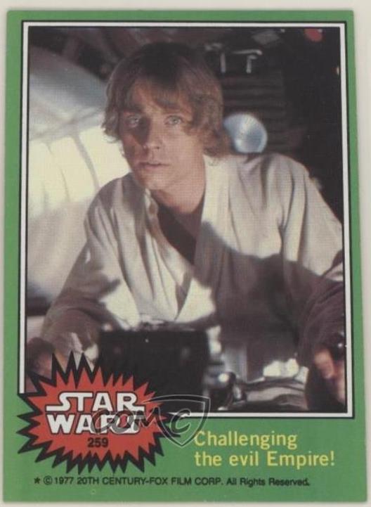 1977 Topps Challenging the evil Empire #259 card