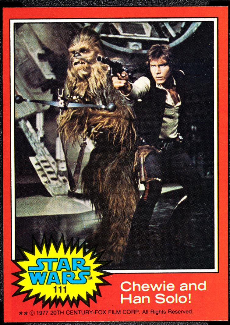 1977 Topps Chewie and Han Solo! #111 card