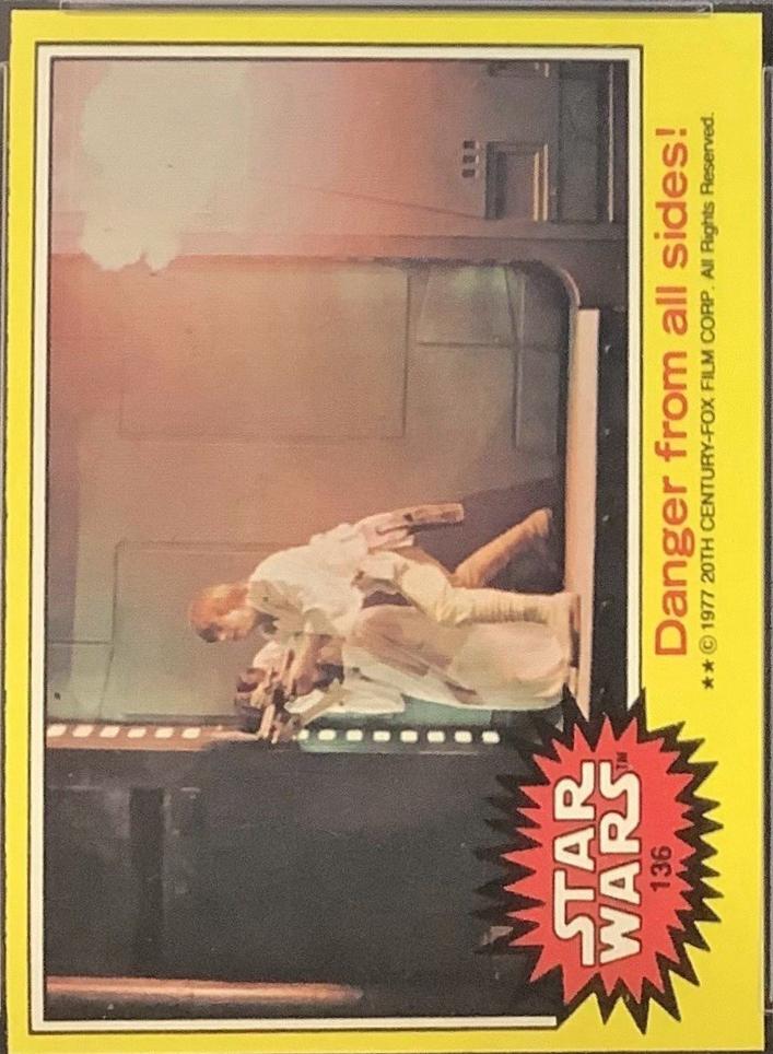 1977 Topps Danger from all sides! #136 card