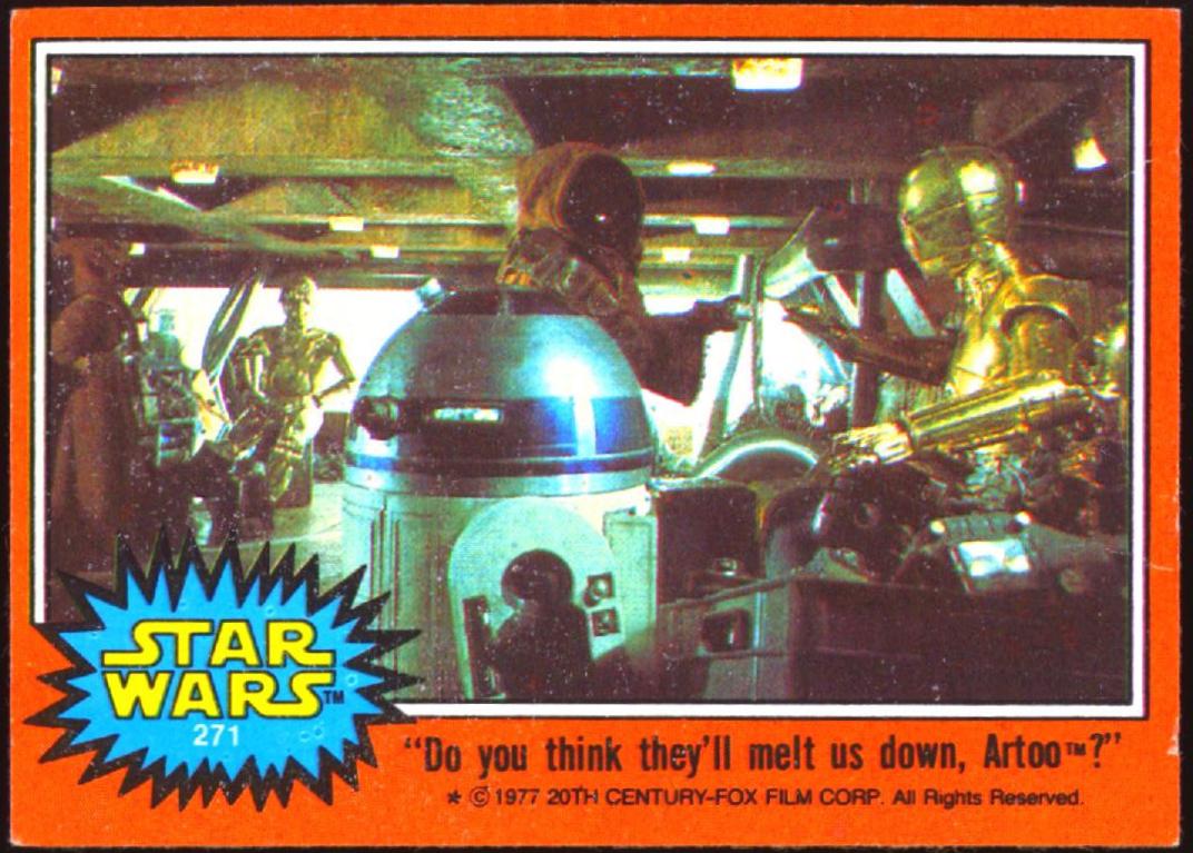 1977 Topps Do you think they'll melt us down #271 card