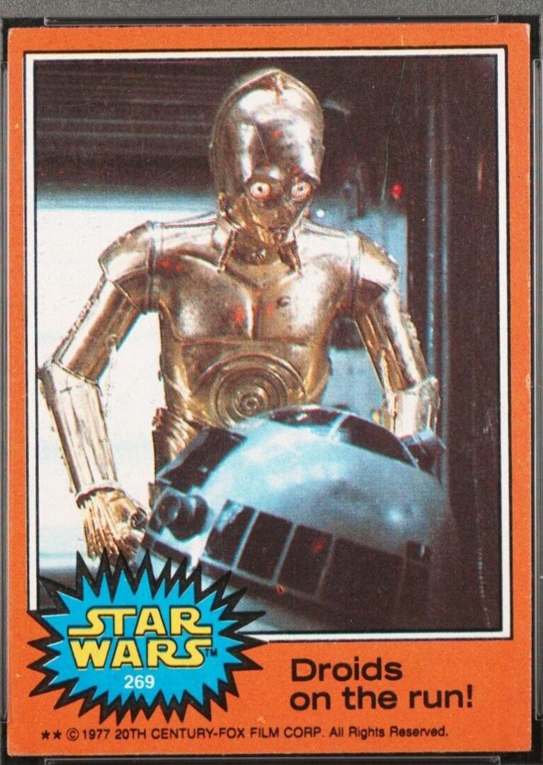 1977 Topps Droids on the run! #269 card