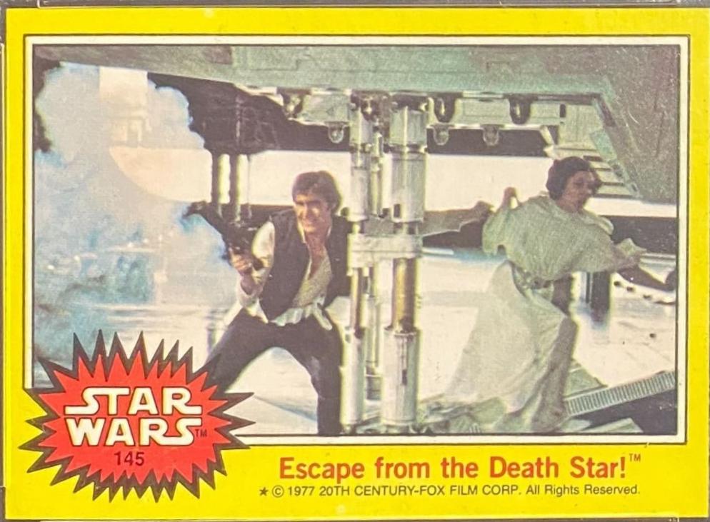 1977 Topps Escape from the Death Star! #145 card