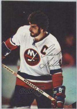 1977 Topps Glossy Clark Gillies [Square Corners] #6 card