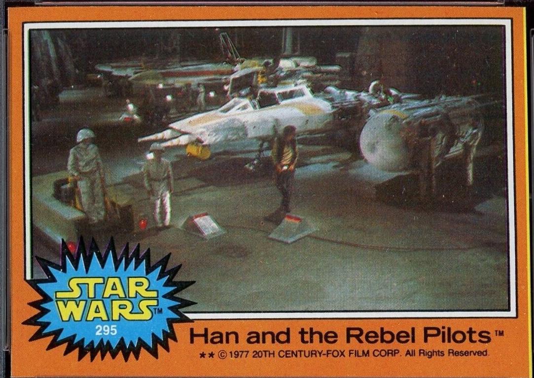 1977 Topps Han and the Rebel Pilots #295 card