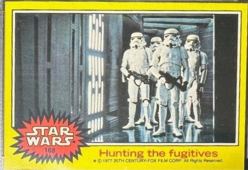 1977 Topps Hunting the fugitives #168 card