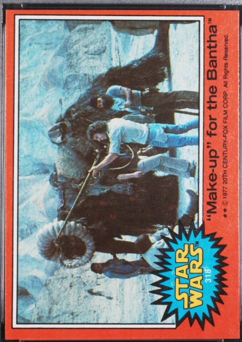 1977 Topps Make-up for the Bantha #318 card