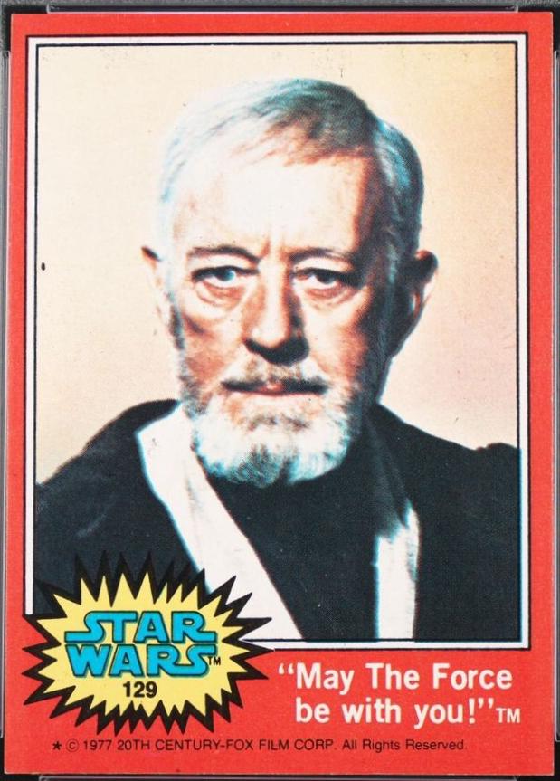 1977 Topps May the Force be with you! #129 card