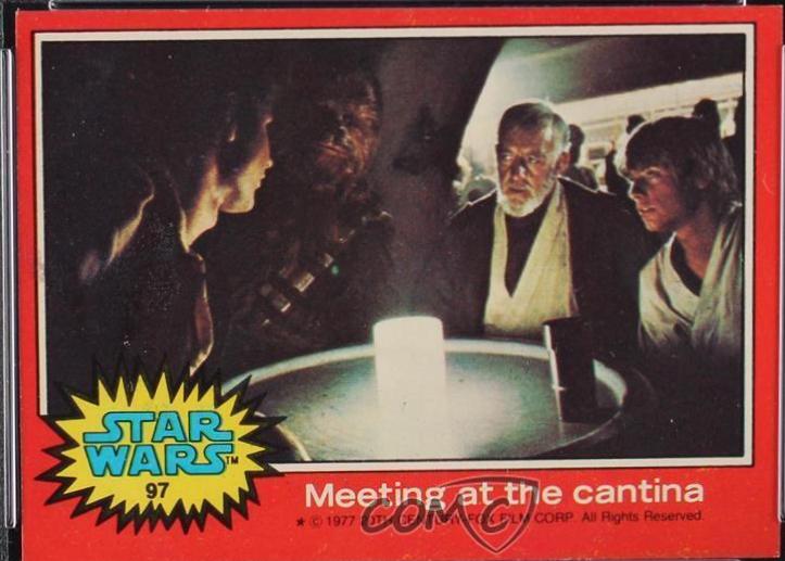 1977 Topps Meeting at the cantina #97 card