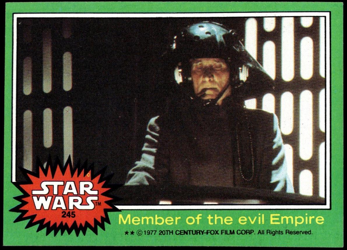 1977 Topps Member of the evil Empire #245 card