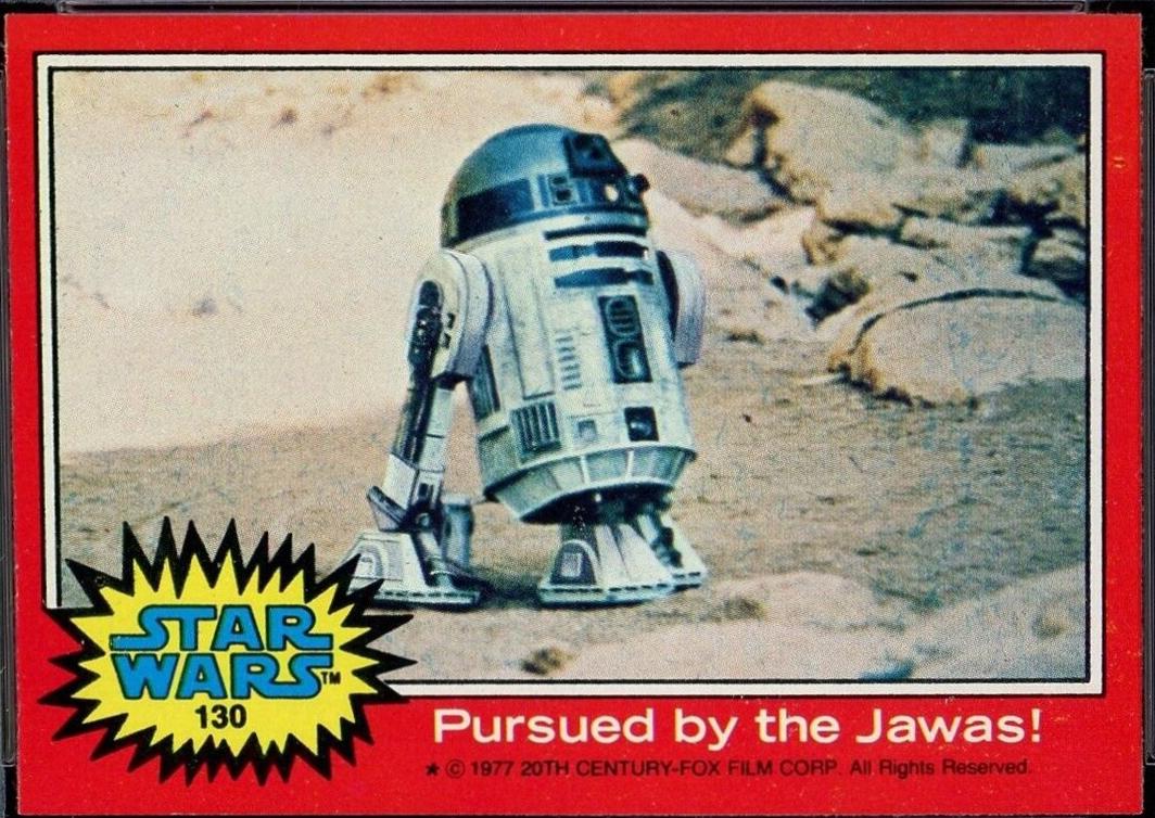 1977 Topps Pursued by the Jawas #130 card