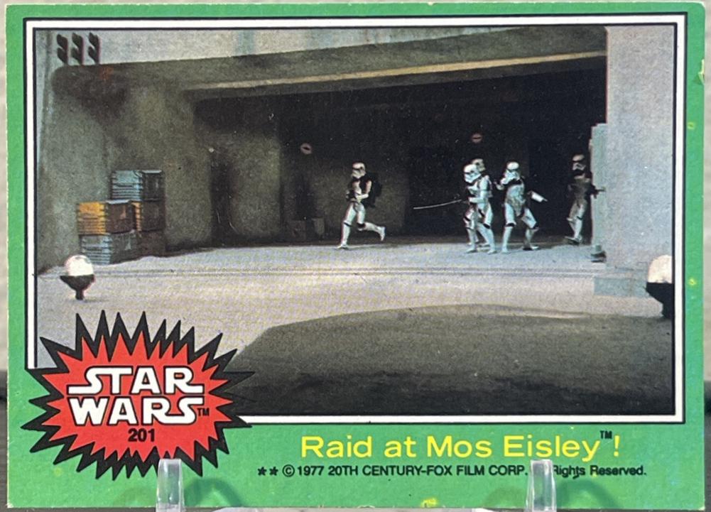 1977 Topps Raid at Mos Eisley! #201 card