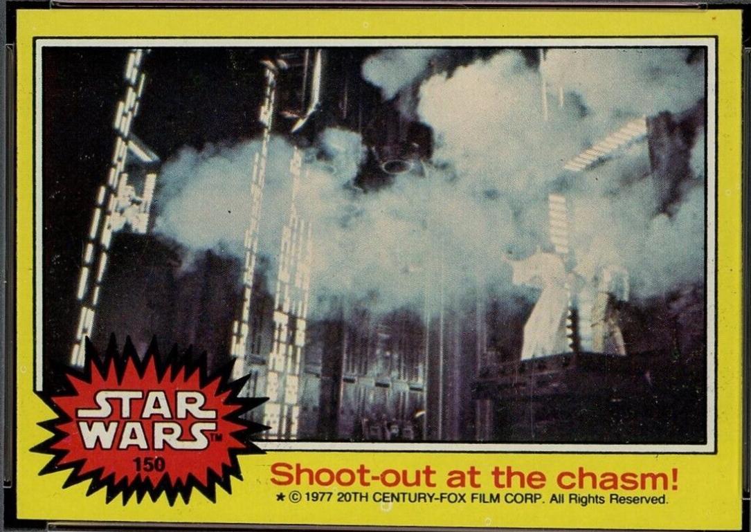 1977 Topps Shoot-out at the chasm! #150 card