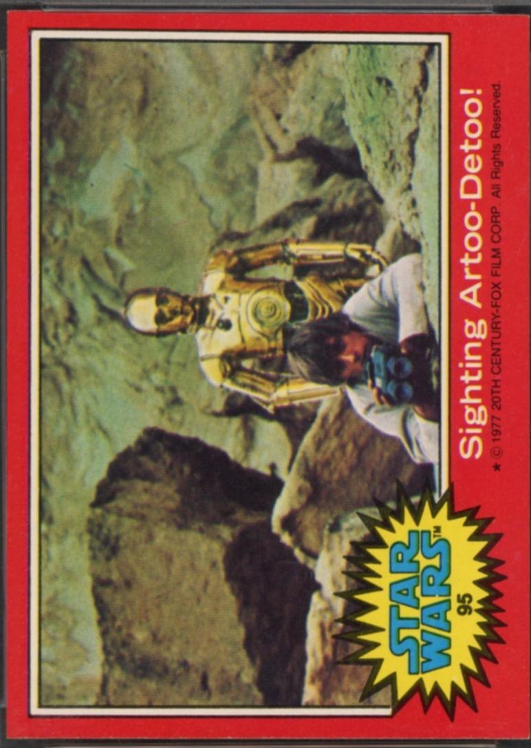 1977 Topps Sighting Artoo-Detoo! #95 card