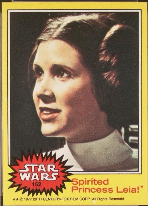 1977 Topps Spirited Princess Leia! #152 card