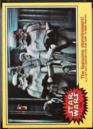 1977 Topps The fearsome stormtroopers! #148 card
