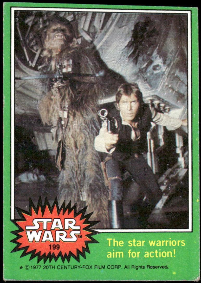 1977 Topps The star warriors aim for action! #199 card