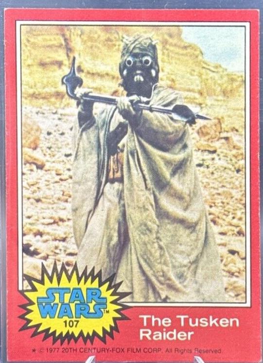 1977 Topps The Tusken Raider #107 card