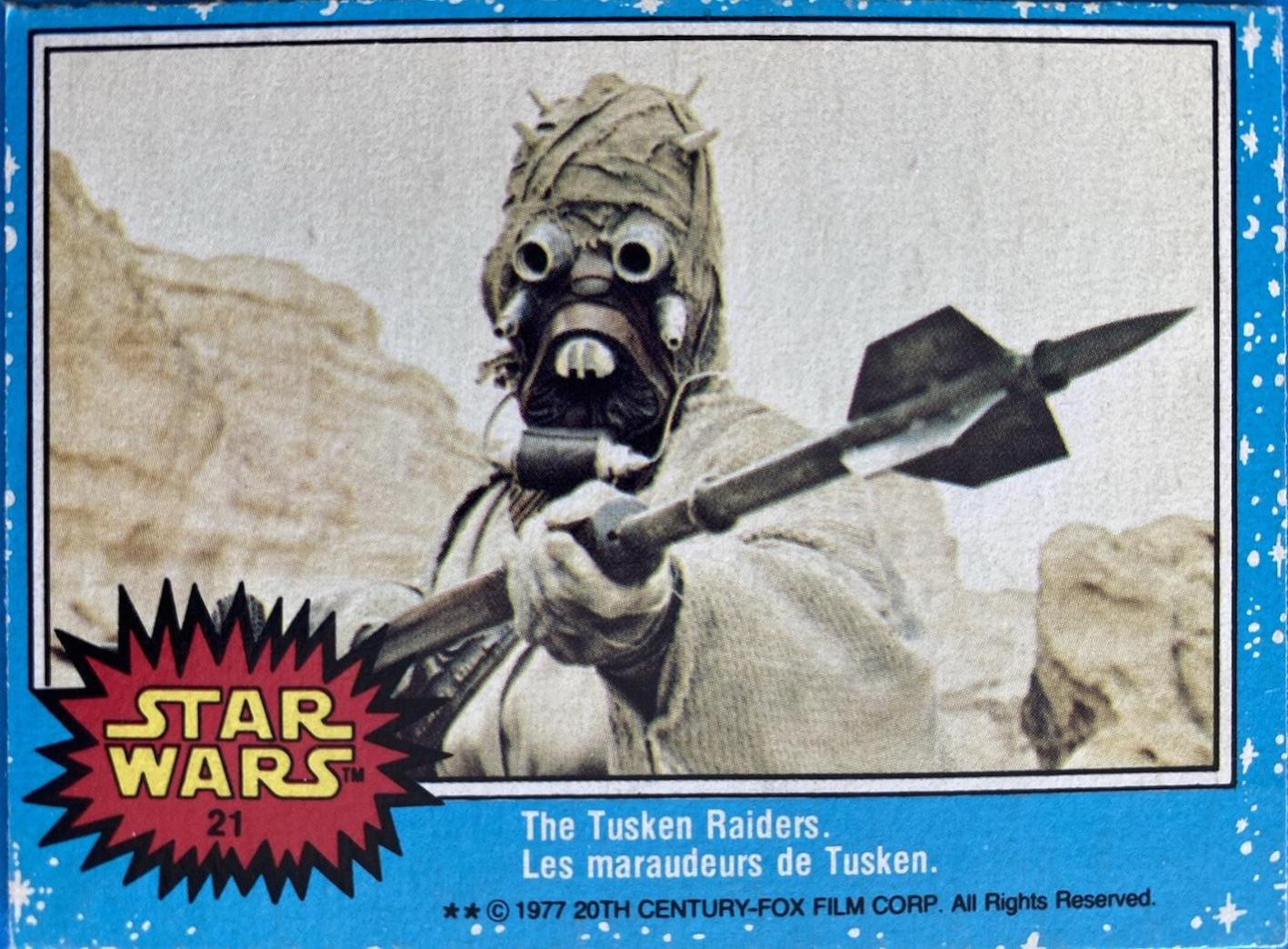 1977 Topps The Tusken Raiders #21 card