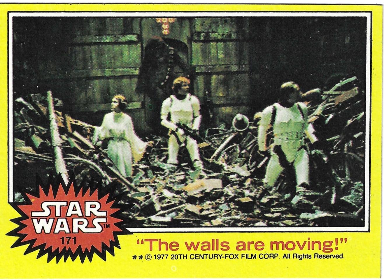 1977 Topps The walls are moving! #171 card