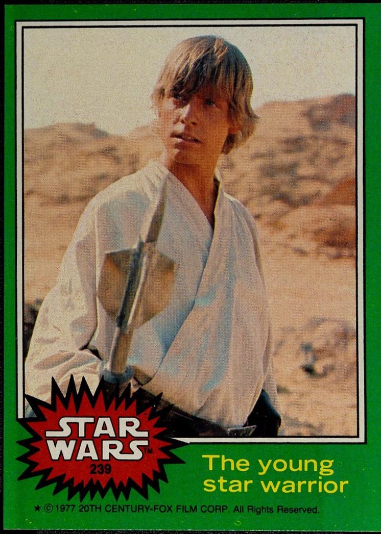 1977 Topps The young star warrior #239 card