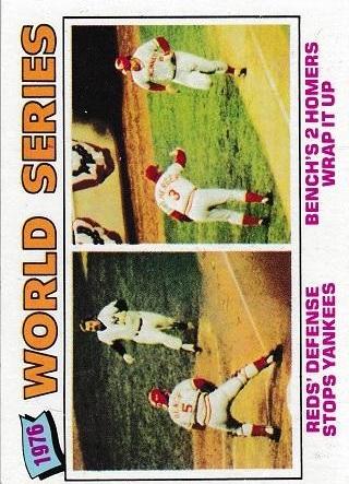 1977 Topps World Ser. Gm. 3 & 4 [Johnny Bench] #412 card