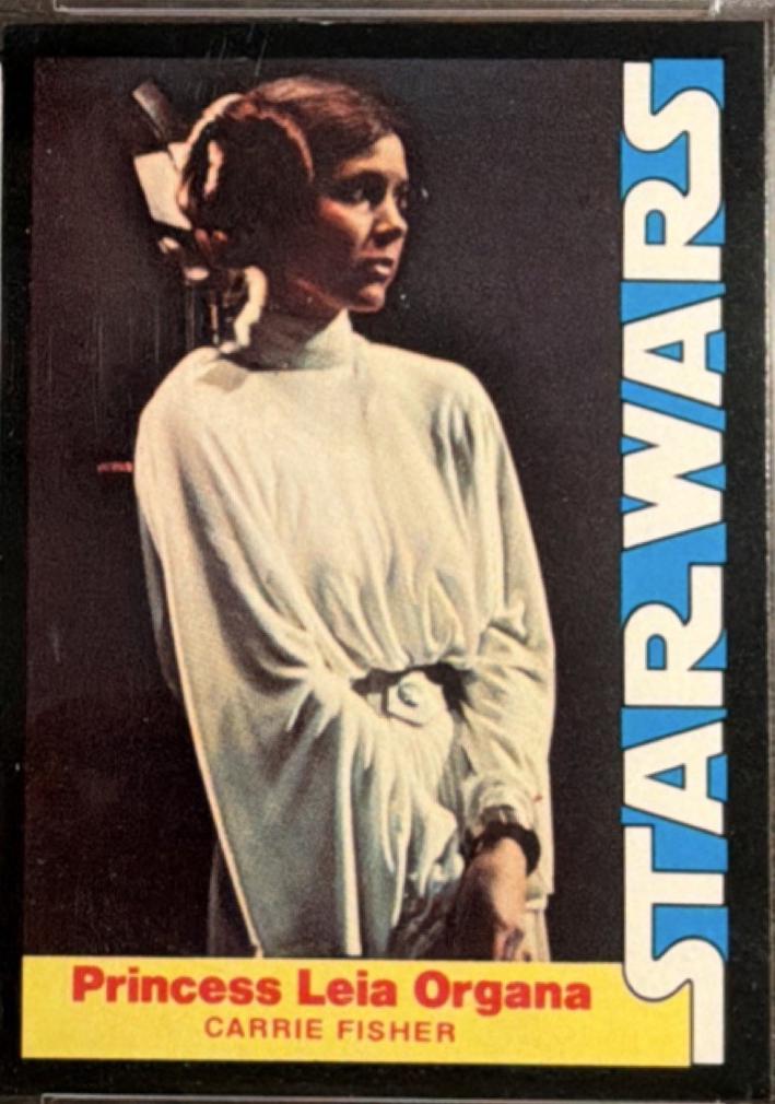 1977 Wonder Bread Princess Leia Organa #3 card