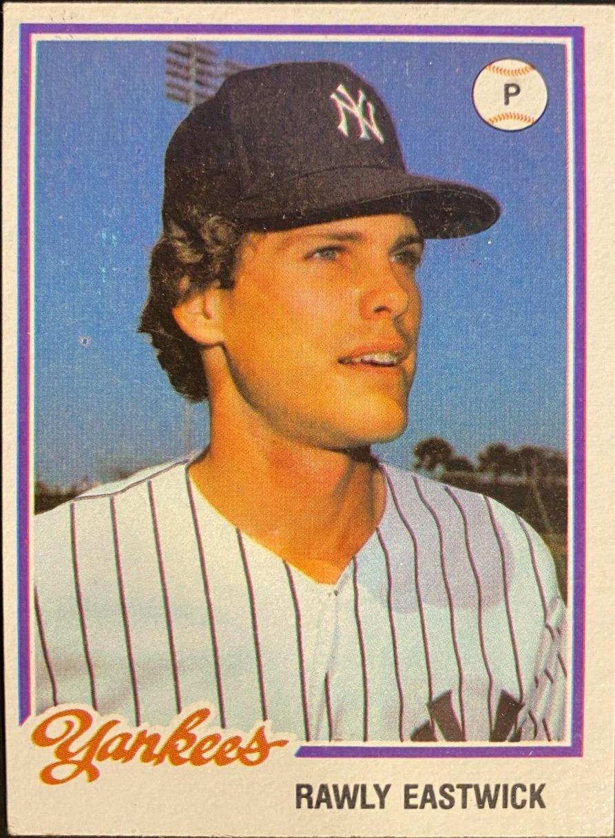 1978 Burger King Yankees Rawly Eastwick #11 card