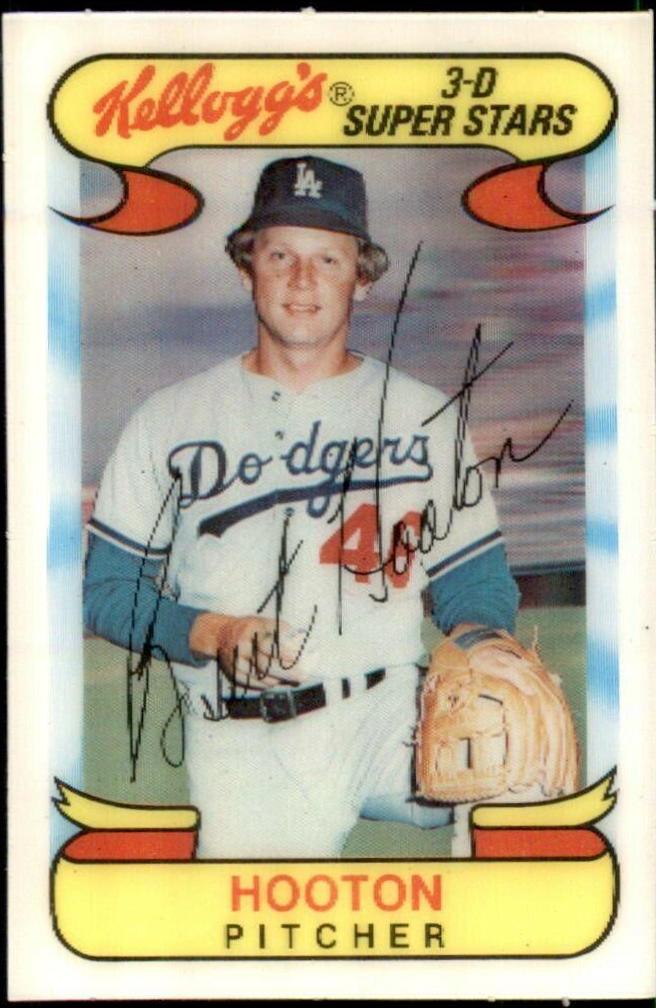 1978 Kellogg's Burt Hooton #42 card