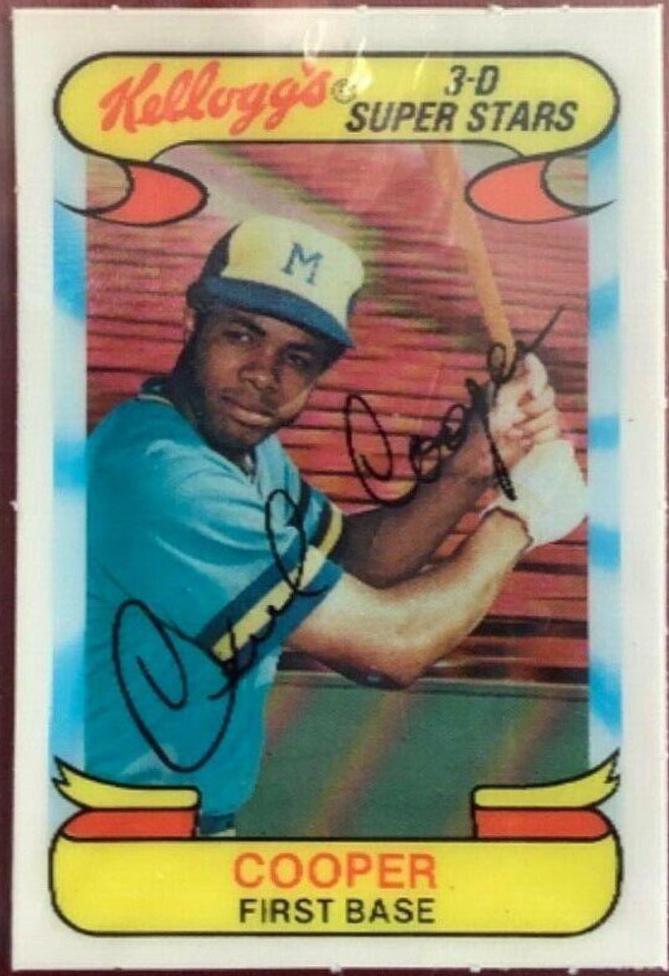 1978 Kellogg's Cecil Cooper #41 card