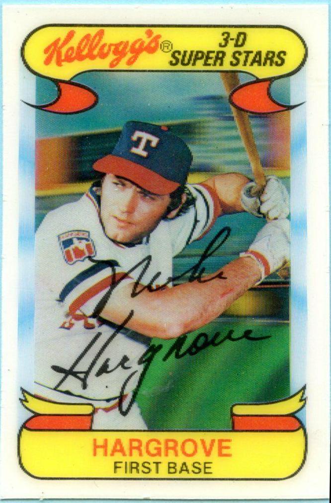 1978 Kellogg's Mike Hargrove #56 card