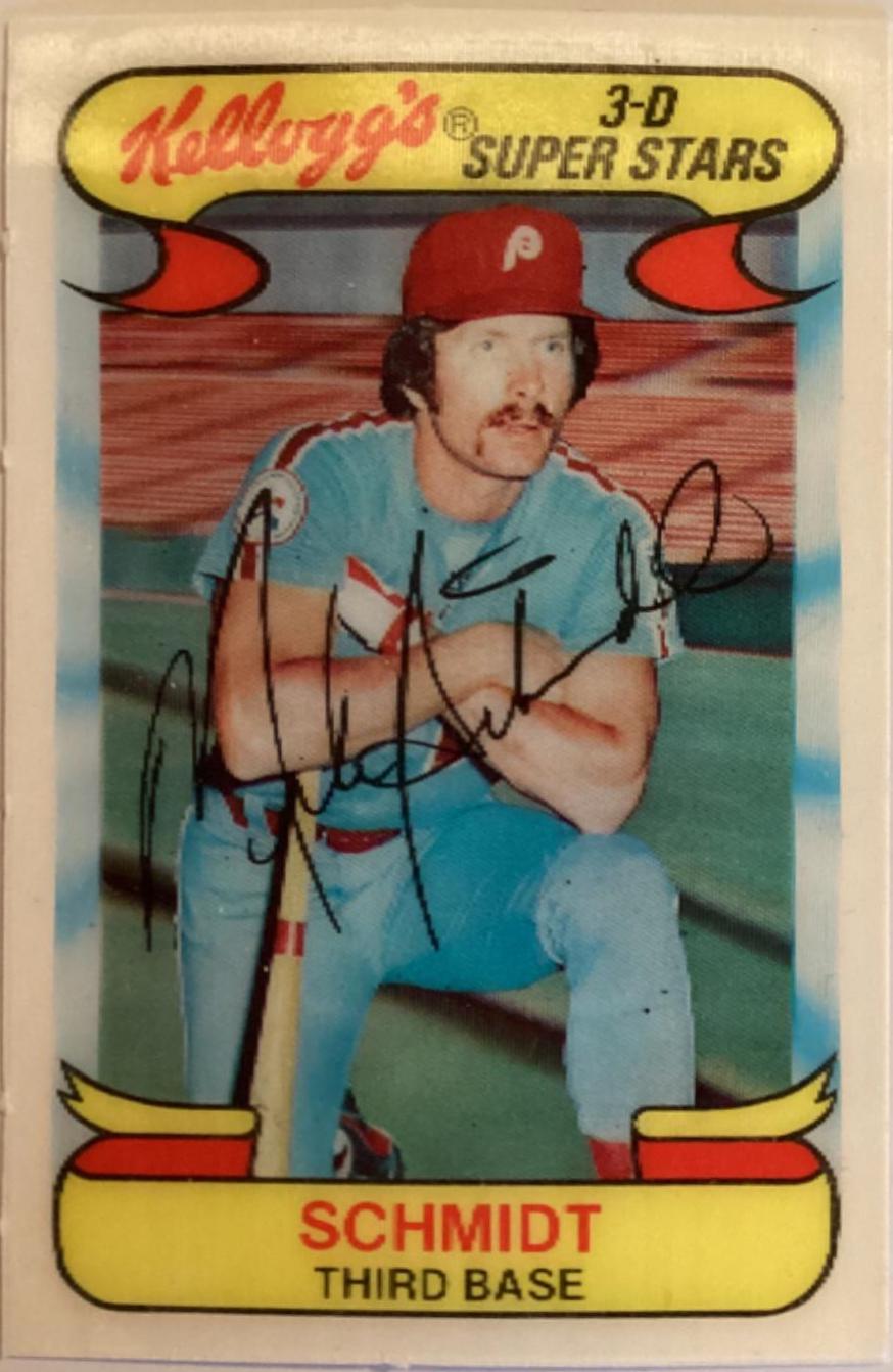 1978 Kellogg's Mike Schmidt [3-D Super Stars] #3 card