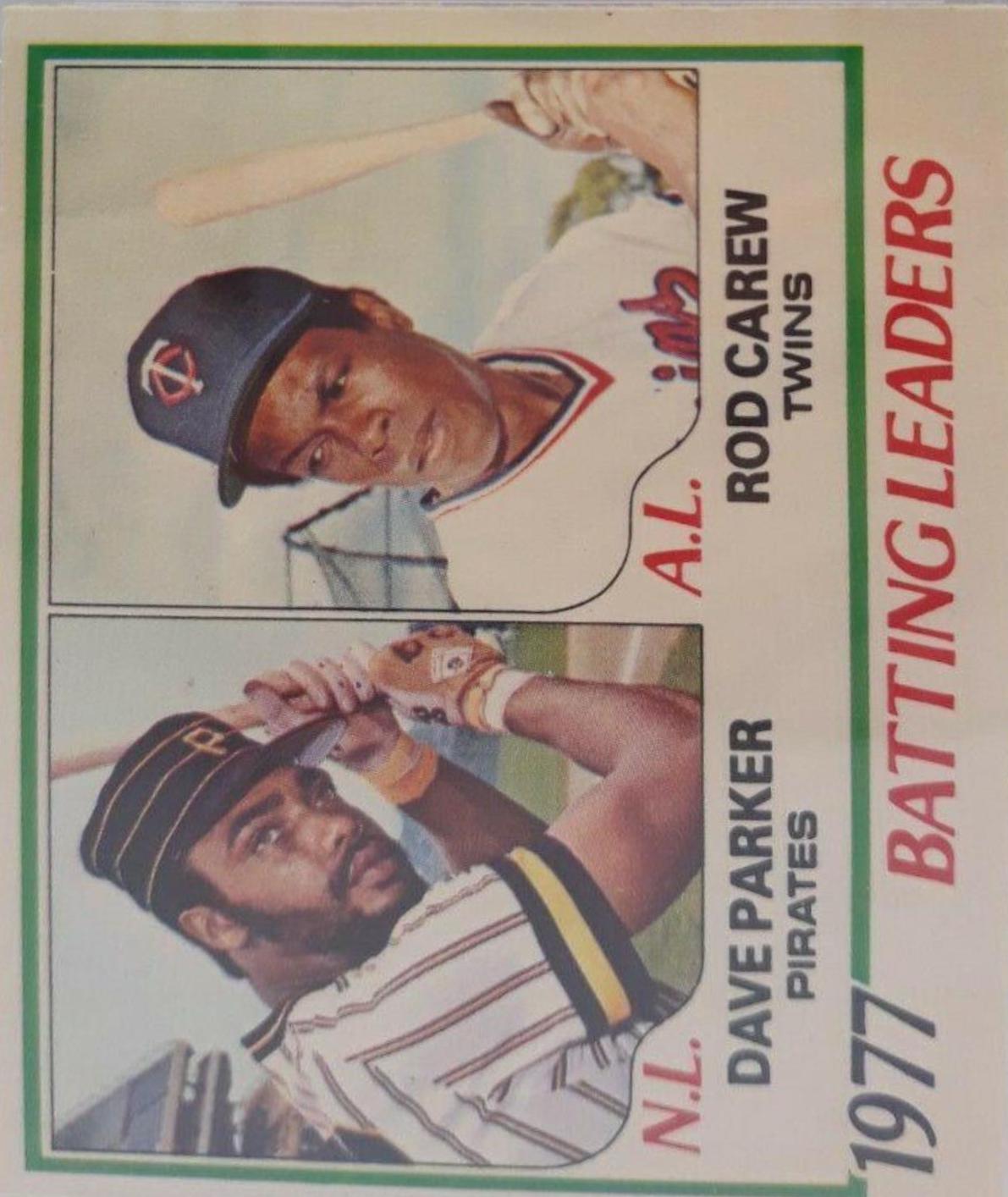 1978 O Pee Chee Batting Leaders [D. Parker, R. Carew] #1 card