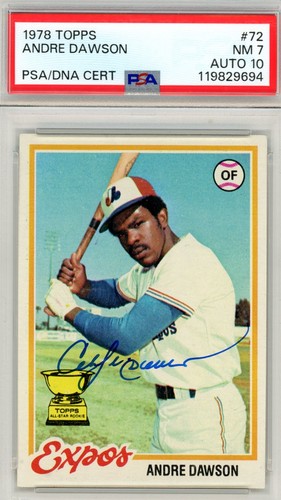 1978 Topps Andre Dawson #72 card