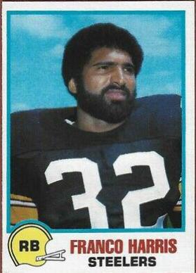 1978 Topps Holsum Franco Harris #26 card