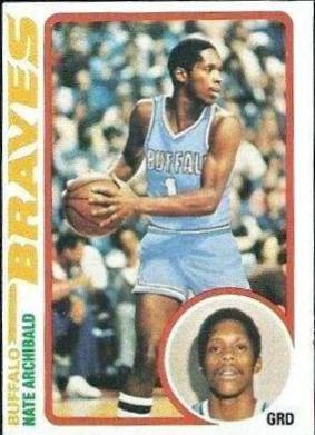 1978 Topps Nate Archibald #26 card