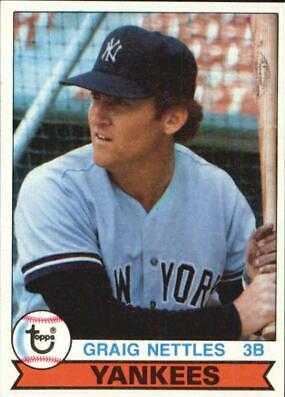 1979 Burger King Yankees Graig Nettles #15 card
