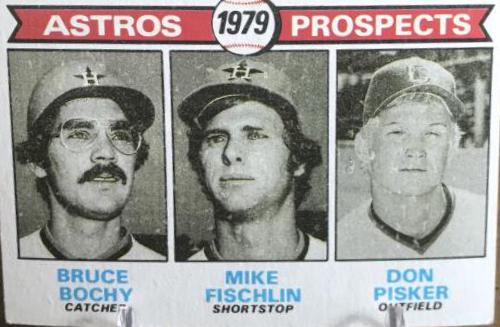 1979 Topps Astros Prospects [Bochy, Fischlin, Pisker] #718 card