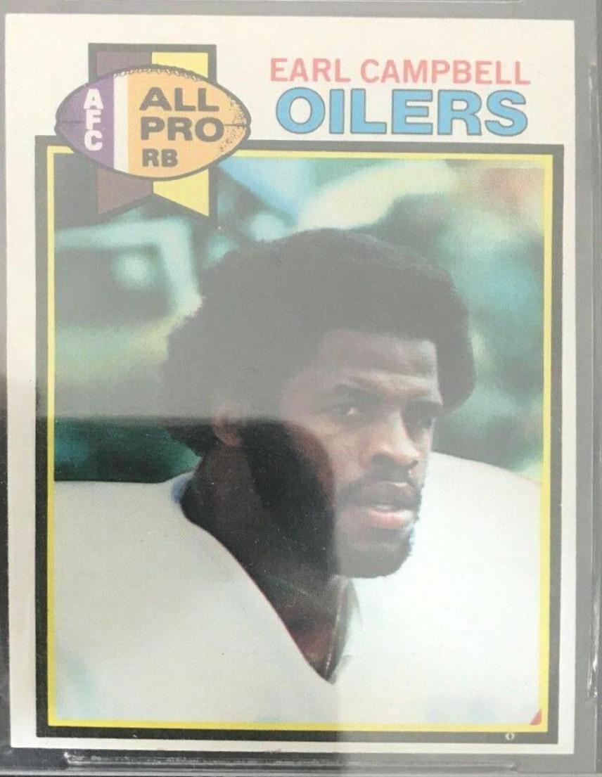 1979 Topps Earl Campbell [Cream Colored Back] #390 card