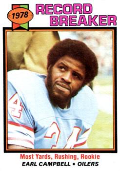 1979 Topps Earl Campbell [Record Breaker] #331 card