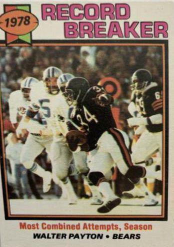 1979 Topps Walter Payton [Record Breaker] #335 card