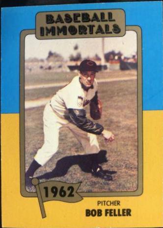 1980 Baseball Immortals Bob Feller #87 card